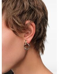 Bimba Y Lola - Créoles Bicolores À Motif Tête De Serpent - Lyst