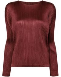 Pleats Please Issey Miyake - Monthly Colours: February Pleated Top - Lyst