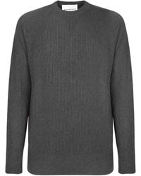 Amaranto - Ribbed-Knit Raglan-Sleeve Sweater - Lyst