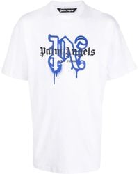Palm Angels - Monogram Spray City T-Shirt New York - Lyst