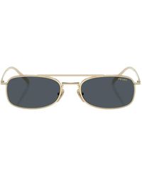 Prada - Rectangle-Frame Sunglasses - Lyst