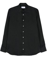 Lardini - Long-sleeve Linen Shirt - Lyst