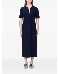MEIMEIJ - Twist-Detail Crêpe Dress - Lyst