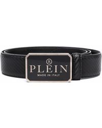 Philipp Plein - Cinturón con placa del logo - Lyst