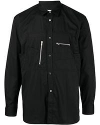 Comme des Garçons - Button-Down Zip-Detail Shirt - Lyst