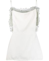3.1 Phillip Lim Camisole-Top mit Spitze - Weiß