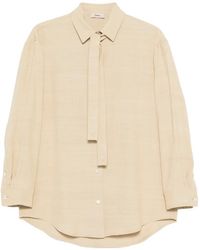 Herno - Chemise À Col Noué - Lyst