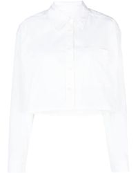 Ba&sh - Long-sleeve Cropped Shirt - Lyst