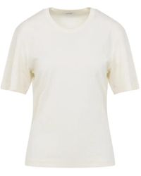 Lemaire - Cotton T-Shirt - Lyst