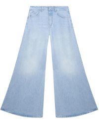 Dondup - Vaqueros Anchos Con Diseño De Cinco Bolsillos - Lyst