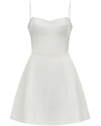 12 STOREEZ - Slip Linen-Cotton Mini Dress - Lyst
