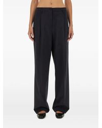 Aspesi - Pleated Straight-Leg Trousers - Lyst
