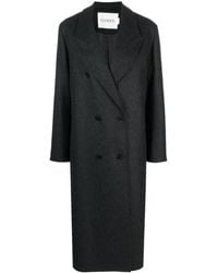 Closed - Wide-lapels Double-breasted Coat - Lyst