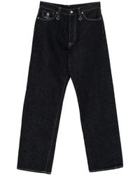 Mastermind Japan - Logo-Print Wide-Leg Jeans - Lyst