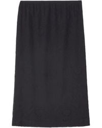 Fabiana Filippi - Lace Midi Pencil Skirt - Lyst