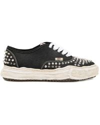 Maison Mihara Yasuhiro - (Exclusive Edition) "Baker" Og Sole Studded Canvas Low-Top Sneakers - Lyst