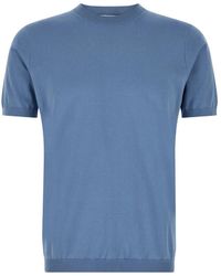 Riviera - Crew Neck Short Sleeves T-Shirt - Lyst