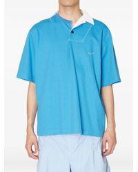 Kolor - Polo À Col Contrastant - Lyst