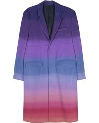 Facetasm - Single-Breasted Gradient-Effect Coat - Lyst