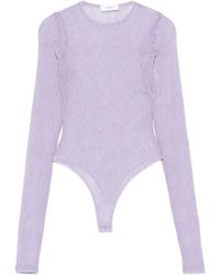 Wardrobe NYC - Long-Sleeve Bodysuit - Lyst