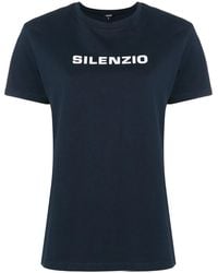 Aspesi - Silenzio Print T-Shirt - Lyst