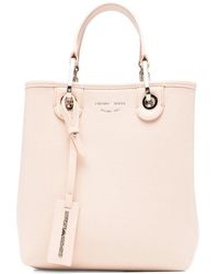 Emporio Armani - Logo-Detail Tote Bag - Lyst
