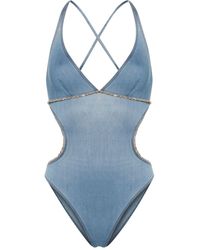 Ermanno Scervino - Chain-detail Swimsuit - Lyst