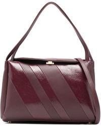 THEMOIRÈ - Eudora Schultertasche Mit Diagonalen Streifen - Lyst