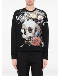 McQueen - Dutch Masters Skull-Print Sweatshirt - Lyst
