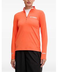 adidas - Terrex Xperior Half-Zip Performance Sweatshirt - Lyst