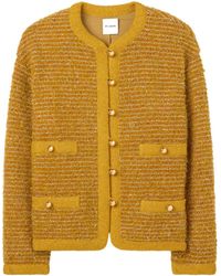 St. John - Lurex Textured-knit Jacket - Lyst