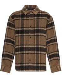 Moncler - Check Wool Shirt Jacket - Lyst