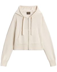 Woolrich - Cardigan Zippé À Capuche - Lyst