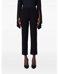 Elisabetta Franchi - Cropped Tailored Trousers - Lyst
