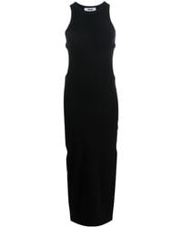 MSGM - Cut Out-detail Sleeveless Maxi Dress - Lyst