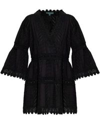 Melissa Odabash - Lace V-Neck Mini Dress - Lyst