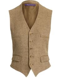Ralph Lauren - ヘリンボーン ツイードベスト - Lyst