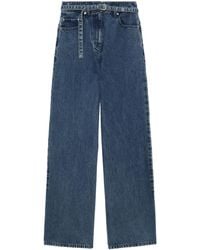3.1 Phillip Lim - Belted Wide-Leg Jeans - Lyst