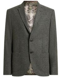 Etro - Veste En Maille À Boutonnage Simple À Motif Chevron - Lyst