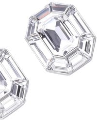 Swarovski - Boucles D'Oreilles Lucent À Clips Et Ornements De Cristaux - Lyst
