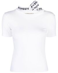 Y. Project - Logo-jacquard Triple-collar T-shirt - Lyst