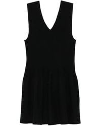 Lisa Yang - Robe Courte À Col V - Lyst
