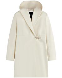 Fay - Gancio Hooded Coat - Lyst