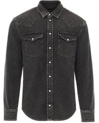 Dondup - Western-Yoke Denim Shirt - Lyst