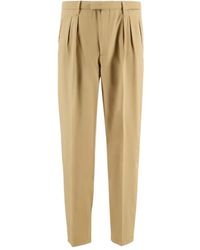 Boglioli - Pleated Wool Trousers - Lyst