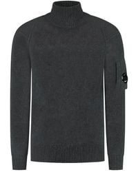 C.P. Company - Lens-Detail Roll-Neck Sweater - Lyst