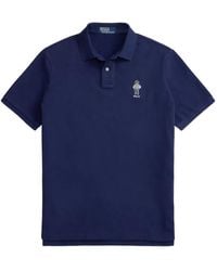 Polo Ralph Lauren - Polo Bear Cotton Piqué Classic-Fit Polo Shirt With Polo Bear Embroidery - Lyst