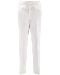 Brunello Cucinelli - Buttoned Pleated Trousers - Lyst