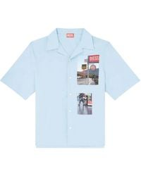 DIESEL - S-Brack-A-Ajfy Hemd Mit Grafischem Print - Lyst
