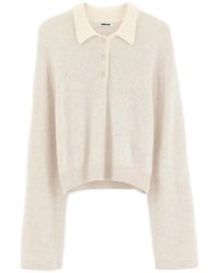 Bellerose - Button-Up Collared Sweater - Lyst